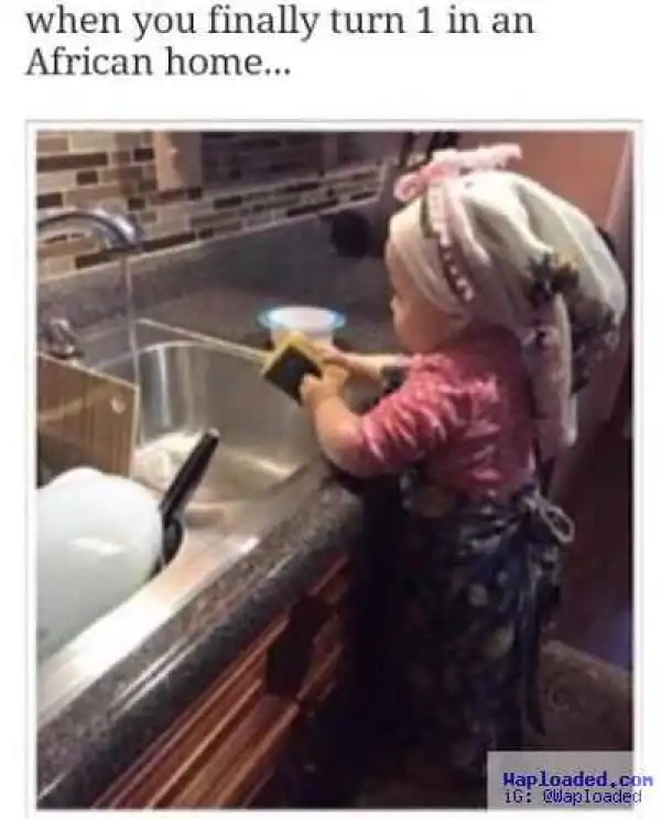 lol…When You Finally Turn One In An African Home [See Photo]